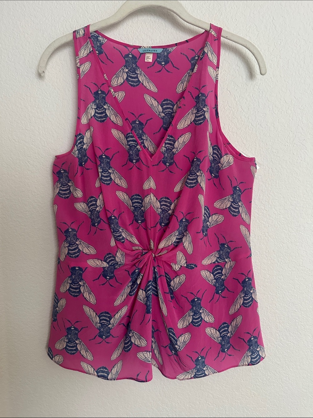 ANTHROPOLGIE Leifnotes Flyaway silk blouse 4